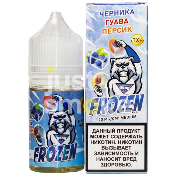 Жидкость - Gang Frozen - Medium - (Черника Гуава Персик) - 30мл - Salt (м) product image