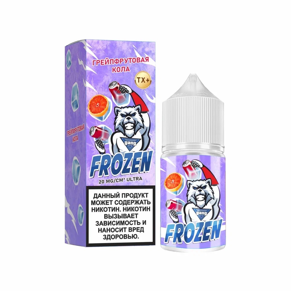 Жидкость - Gang Frozen - Ultra Hard - Грейпфрутовая Кола - 30мл - Salt (м) product image