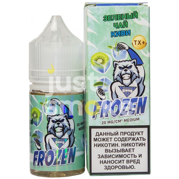 Жидкость - Gang Frozen - Ultra Hard - Зеленый Чай с Киви - 30мл - Salt (м) product image