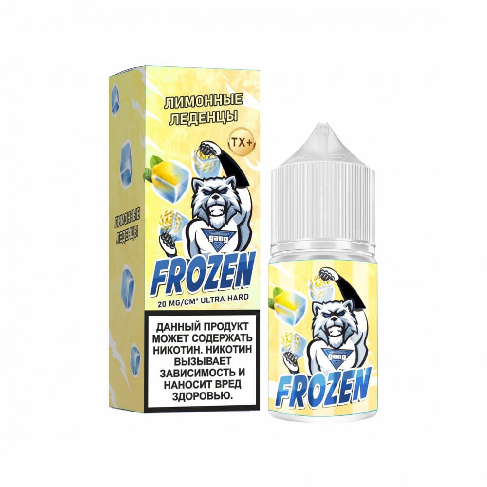 Жидкость - Gang Frozen - Ultra Hard - Лимонные Леденцы - 30мл - Salt (м) product image