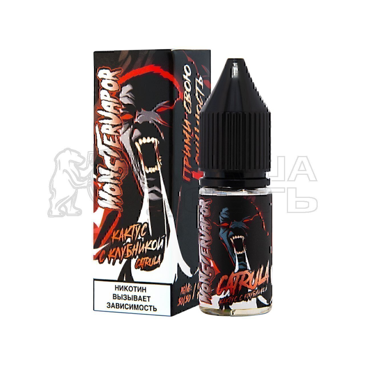 Жидкость - MONSTERVAPOR - №5 - CATRULA (Кактус, клубника) - 30мл - Salt (м) product image