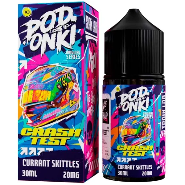 Жидкость - Podonki - Last Hap - №2 - CRASH TEST (CURRANT SKITTLES)(Смородиновый скитлс) - 30мл - Salt (м) product image
