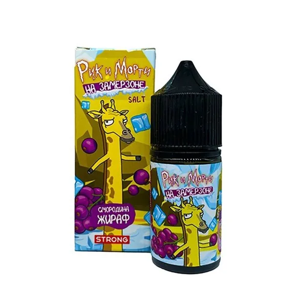 Жидкость - Rick And Morty - На замерзоне - №2 - Черная Смородина Лимонад - 30мл - Salt (м) product image