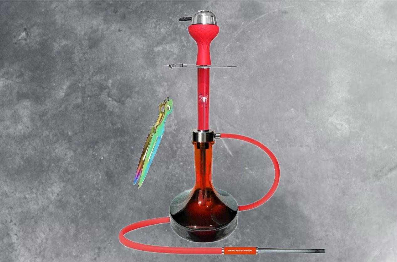 Кальян TE-2 SPIDER, 60см (полный комплект + калауд) (Red красный) product image