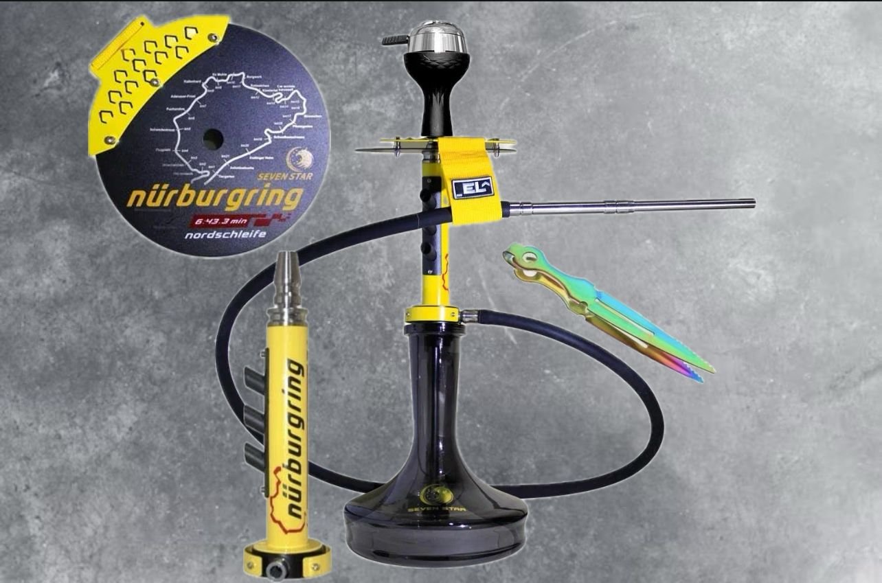 Кальян TN-6 Nurburgring , 60см (полный комплект + калауд) (Yellow желтый) product image