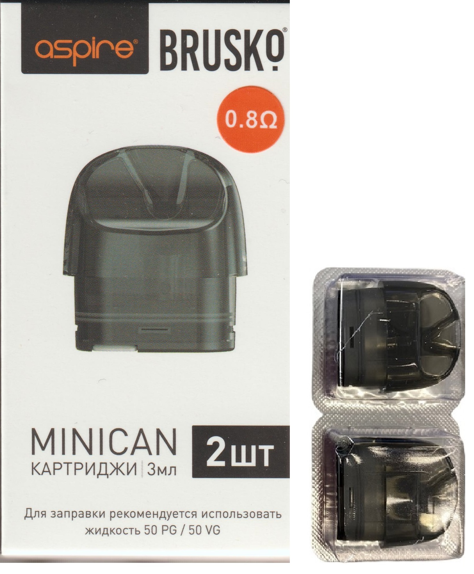 Картридж - Brusko - Minican - 0.8 ohm - (кр.1) product image