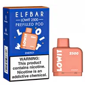 ОЭС - ELF BAR: LOW IT ЭНЕРГЕТИК СМЕННЫЙ КАРТРИДЖ (2500 ЗАТЯЖЕК) (м) product image