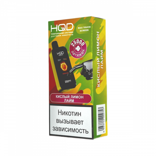 ОЭС - HQD - 25000 - Sour Lemon Lime (Кислый лимон лайм) (м) product image