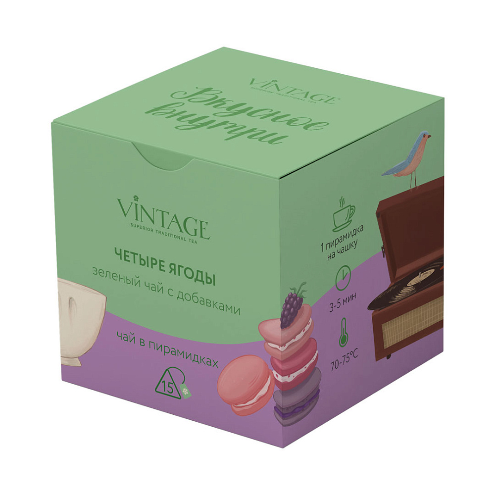 Четыре Ягоды, Винтаж н-р пирамидки 15 шт. product image