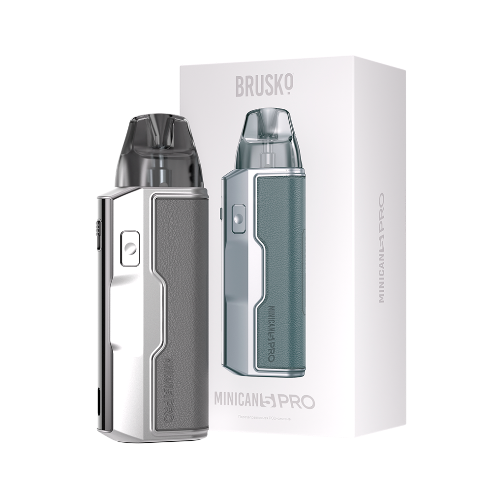 POD - Brusko - Minican 5 Pro - Серый металлик (Metallic grey) - 1400 mAh - 5-30w product image