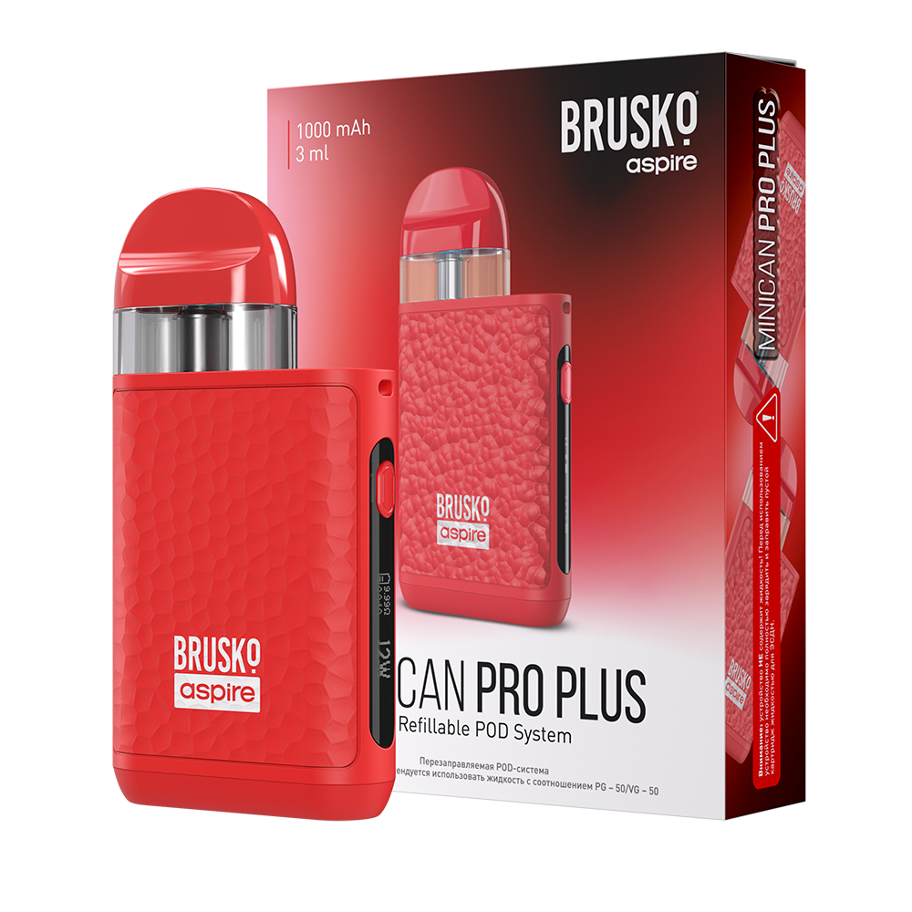 POD - Brusko - Minican Plus Pro - Красный (Red) - 1000mAh product image